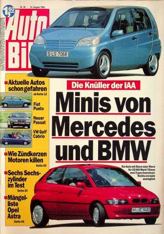Deckblatt Auto Bild (33/1993)
